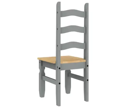 Söögitoolid 2 Tk, "Corona", Hall, 42 X 47 X 107 cm Männipuit Söögitoolid 2 Tk, "Corona", Hall, 42 X 47 X 107 cm Männipuit