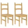 Dārza Krēsli, 2 Gab., 40X46X99 Cm, Priedes Masīvkoks Vidaxl
