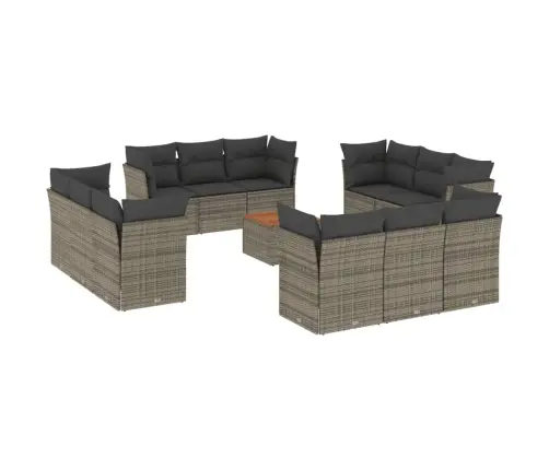 13-Osaline Aiadiivani Komplekt Patjadega, Hall, Polürotang