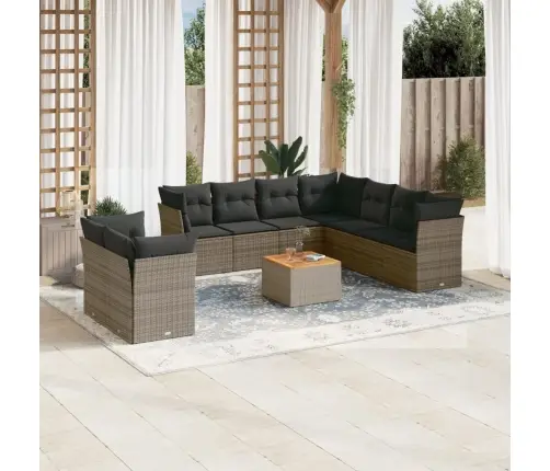 10-Osaline Aiadiivani Komplekt Patjadega, Hall, Polürotang