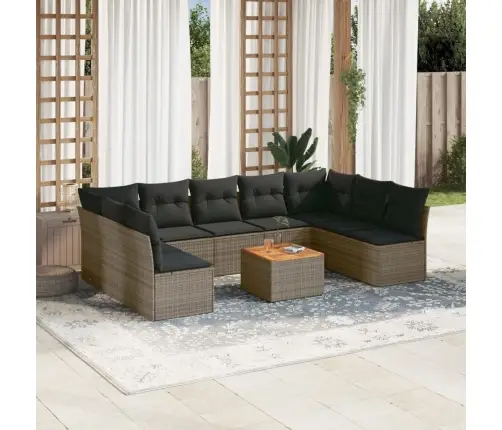 10-Osaline Aiadiivani Komplekt Patjadega, Hall, Polürotang