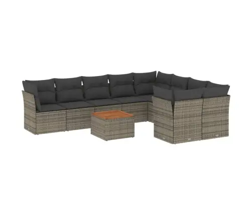 10-Osaline Aiadiivani Komplekt Patjadega, Hall, Polürotang