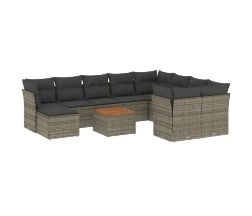 11-Osaline Aiadiivani Komplekt Patjadega, Hall, Polürotang