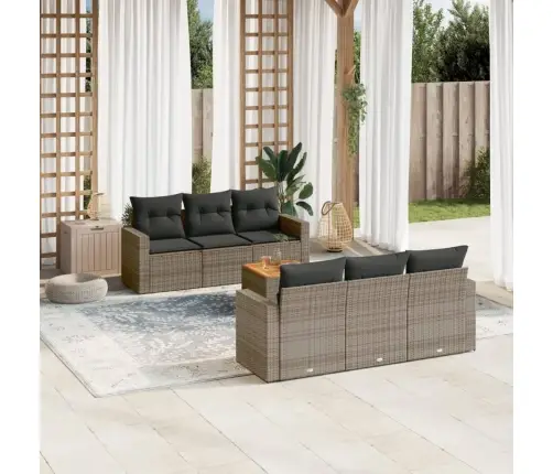 7-Osaline Aiadiivani Komplekt Patjadega, Hall, Polürotang