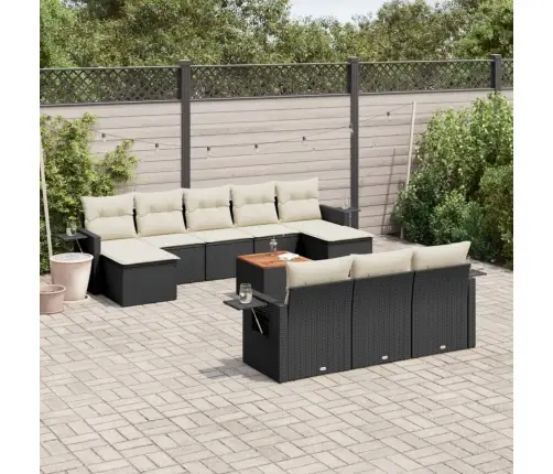 11-Osaline Aiadiivani Komplekt Patjadega, Must, Polürotang