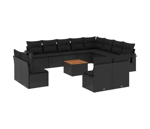 13-Daļīgs Dārza Dīvāna Komplekts Ar Matračiem, Pe Rotangpalma Vidaxl 13-Daļīgs Dārza Dīvāna Komplekts Ar Matračiem, Pe Rotangpalma Vidaxl