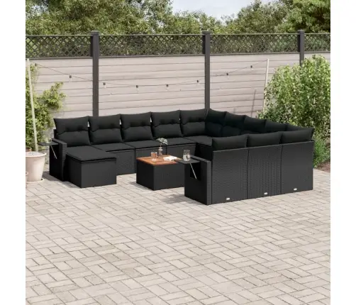 13-Daļīgs Dārza Dīvāna Komplekts Ar Matračiem, Pe Rotangpalma Vidaxl 13-Daļīgs Dārza Dīvāna Komplekts Ar Matračiem, Pe Rotangpalma Vidaxl