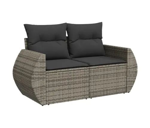 8-Osaline Aiadiivani Komplekt Patjadega, Hall, Polürotang