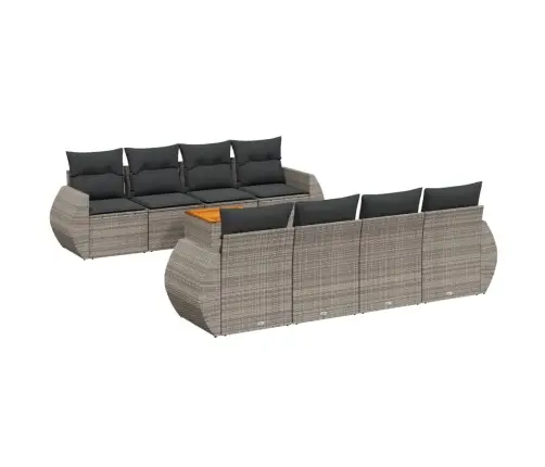 9-Osaline Aiadiivani Komplekt Patjadega, Hall, Polürotang