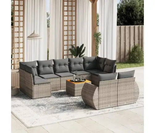 10-Osaline Aiadiivani Komplekt Patjadega, Hall, Polürotang