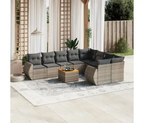 10-Osaline Aiadiivani Komplekt Patjadega, Hall, Polürotang