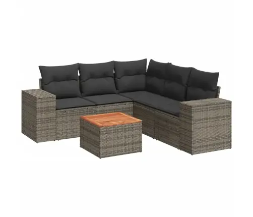 6-Osaline Aiadiivani Komplekt Patjadega, Hall, Polürotang