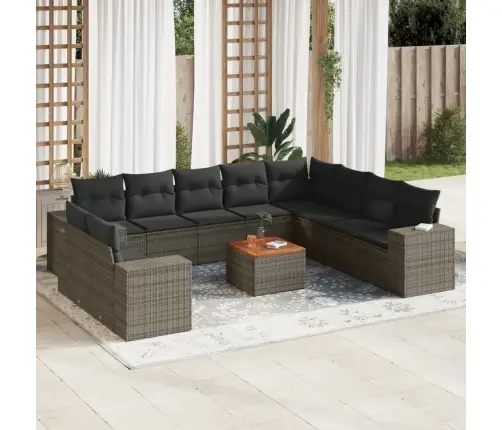 11-Osaline Aiadiivani Komplekt Patjadega, Hall, Polürotang