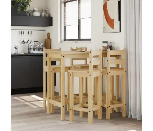 5-Osaline Baarikomplekt, Männipuit