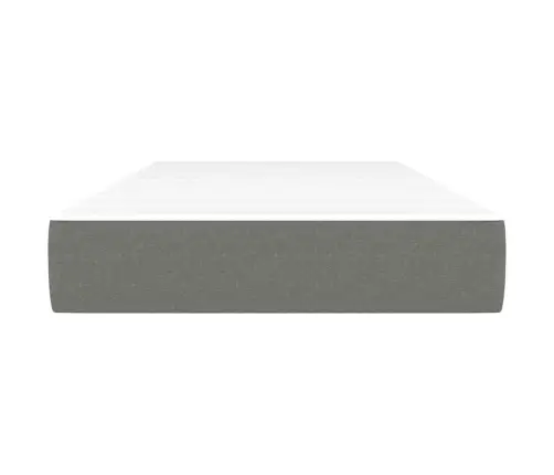 Kabatu Atsperu Matracis, Tumši Pelēks, 120X190X20 Cm, Audums Vidaxl