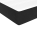 Kabatu Atsperu Matracis, Melns, 120X190X20 Cm, Samts Vidaxl
