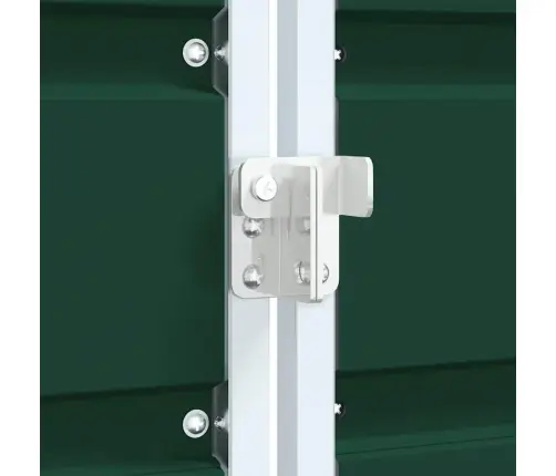 Atkritumu Tvertņu Novietne, Zaļš, 72X81X115 Cm, Tērauds Vidaxl