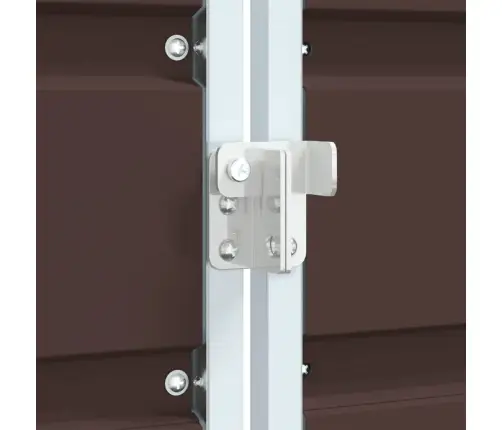 Atkritumu Tvertņu Novietne, Brūna, 72X81X115 Cm, Tērauds Vidaxl