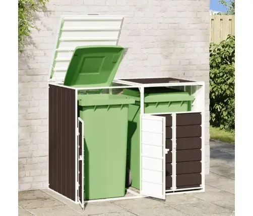 Stoginė Dviems Konteineriams, Ruda, 144X81X113cm Plienas