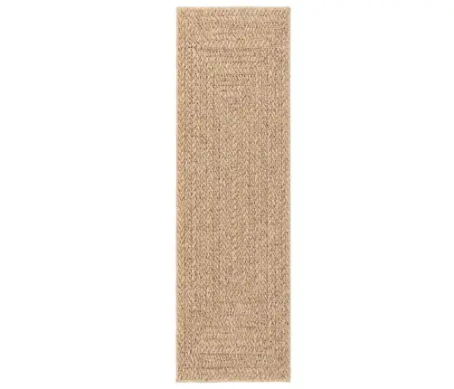 Paklājs Zizur, 80X250 Cm, Džutas Stils, Lietojams Telpās Un Ārā Vidaxl