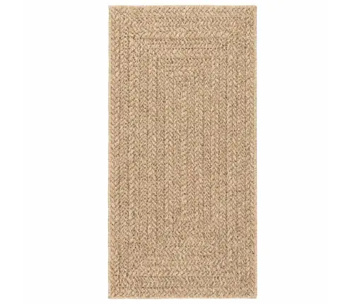 Paklājs Zizur, 100X200Cm, Džutas Stils, Lietojams Telpās Un Ārā Vidaxl