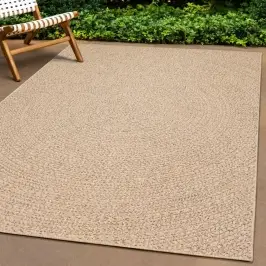Kilimas Zizur, 200X200cm Džiuto Imitacija, Vidaus Ir Lauko Kilimas Zizur, 200X200cm Džiuto Imitacija, Vidaus Ir Lauko