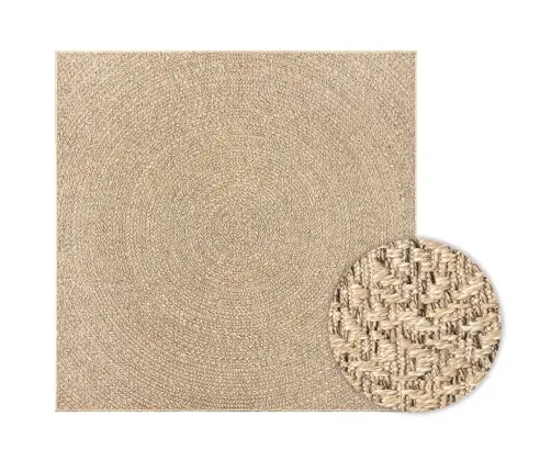 Paklājs Zizur, 240X240Cm Džutas Izskats Lietojams Telpās Un Ārā Vidaxl Paklājs Zizur, 240X240Cm Džutas Izskats Lietojams Telpās Un Ārā Vidaxl