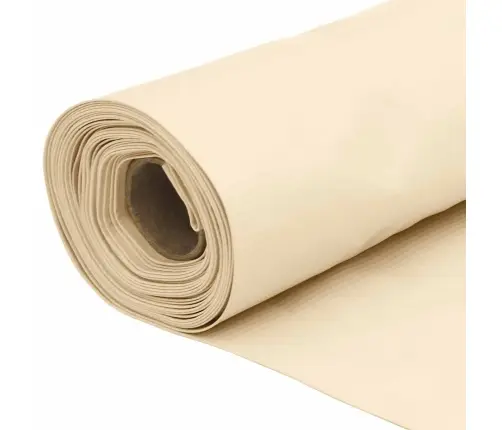 Balkona Aizslietnis, Pvc, 600X75 Cm, Krēmkrāsas Vidaxl