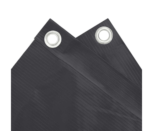 Balkona Aizslietnis, Pvc, 500X90 Cm, Antracītpelēks Vidaxl
