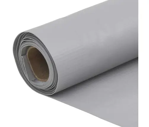 Balkona Aizslietnis, Pvc, 500X90 Cm, Pelēks Vidaxl