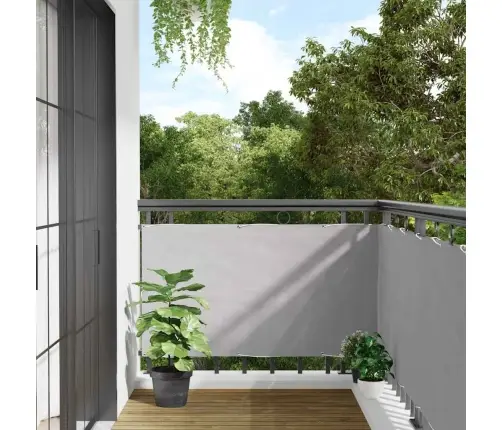 Privatumo Suteikianti Balkono Pertvara, Pilka, 600X90cm Pvc