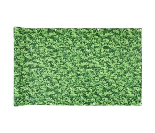 Balkona Aizslietnis., Pvc, 600X90 Cm, Augu Imitācija, Zaļš Vidaxl
