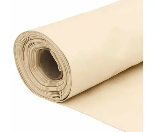 Balkona Aizslietnis, Pvc, 600X120 Cm, Krēmkrāsas Vidaxl