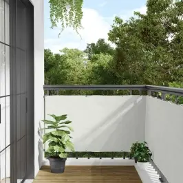 Balkona Aizslietnis, Pvc, 700X120 Cm, Balts Vidaxl