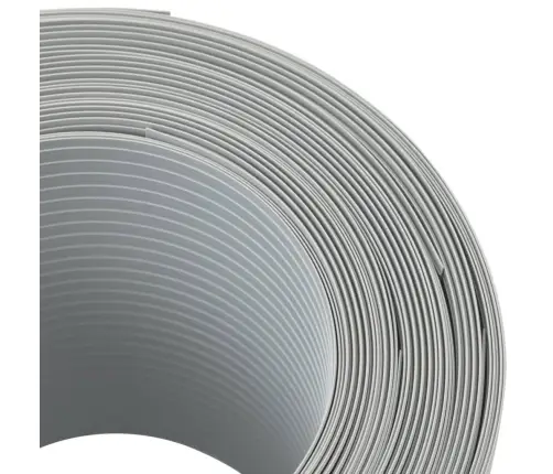 Dārza Aizslietņi, 10 Gab., Pvc, 252,5X19 M, Gaiši Pelēki Vidaxl