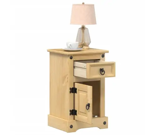 Naktinė Spintelė Corona, 35X32,5X58cm Pušies Medienos Masyvas