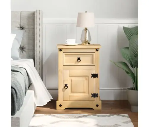 Naktsskapītis Corona, 45X35X64 Cm, Priedes Masīvkoks Vidaxl Naktsskapītis Corona, 45X35X64 Cm, Priedes Masīvkoks Vidaxl