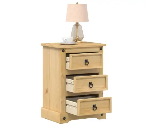 Naktinė Spintelė Corona, 45X35X64cm Pušies Medienos Masyvas