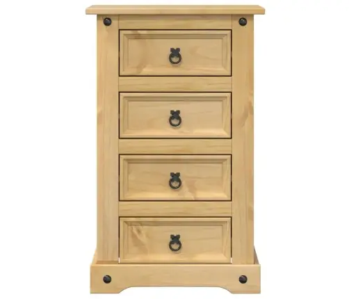 Naktsskapītis Corona, 53X39X84 Cm, Priedes Masīvkoks Vidaxl