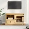 Tv Skapītis Corona, 100X45X58 Cm, Priedes Masīvkoks Vidaxl
