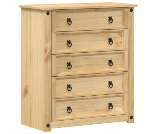 Komoda Su Stalčiais Corona, 80X40X89cm Pušies Medienos Masyvas