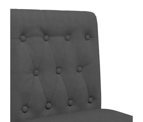 Bāra Krēsli, 2 Gab., Masīvs Gumijkoks Un Audums Vidaxl