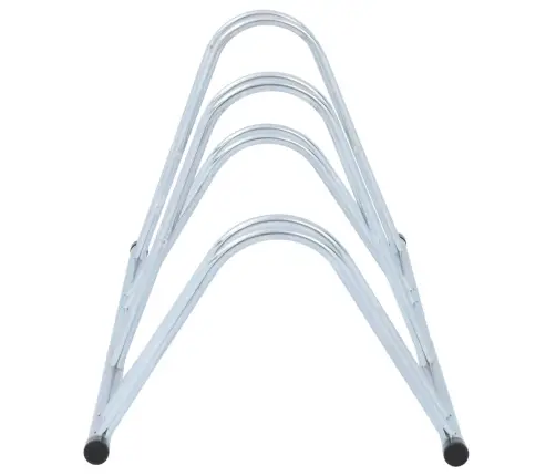 Velosipēdu Statīvs, 4 Velosipēdiem, Cinkots Tērauds Vidaxl