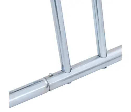 Jalgrattahoidja 6 Jalgrattale, Eraldiseisev, Tsingitud Teras