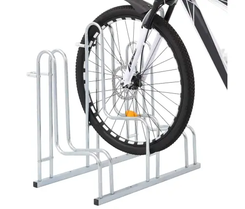 Velosipēdu Statīvs, 3 Velosipēdiem, Cinkots Tērauds Vidaxl