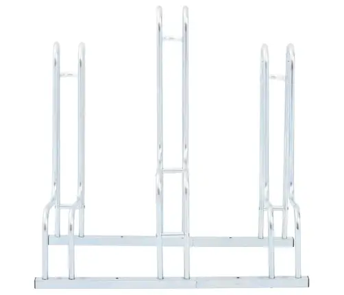 Velosipēdu Statīvs, 3 Velosipēdiem, Cinkots Tērauds Vidaxl