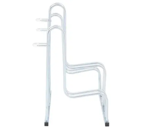 Velosipēdu Statīvs, 3 Velosipēdiem, Cinkots Tērauds Vidaxl