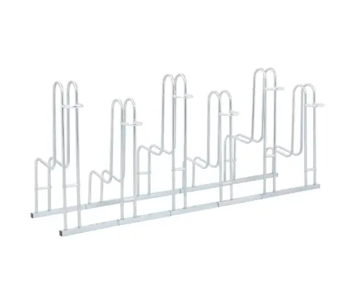 Velosipēdu Statīvs, 6 Velosipēdiem, Cinkots Tērauds Vidaxl