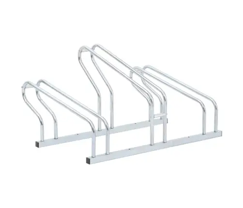 Velosipēdu Statīvs, 3 Velosipēdiem, Cinkots Tērauds Vidaxl