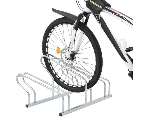 Velosipēdu Statīvs, 3 Velosipēdiem, Cinkots Tērauds Vidaxl